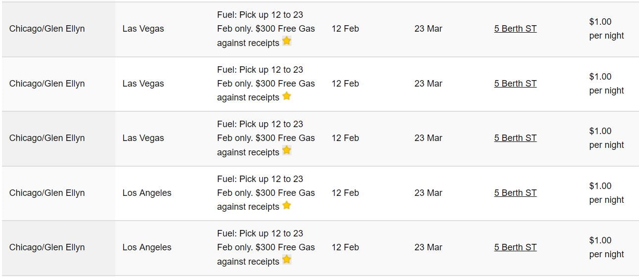 Rent a car for $1 a day
