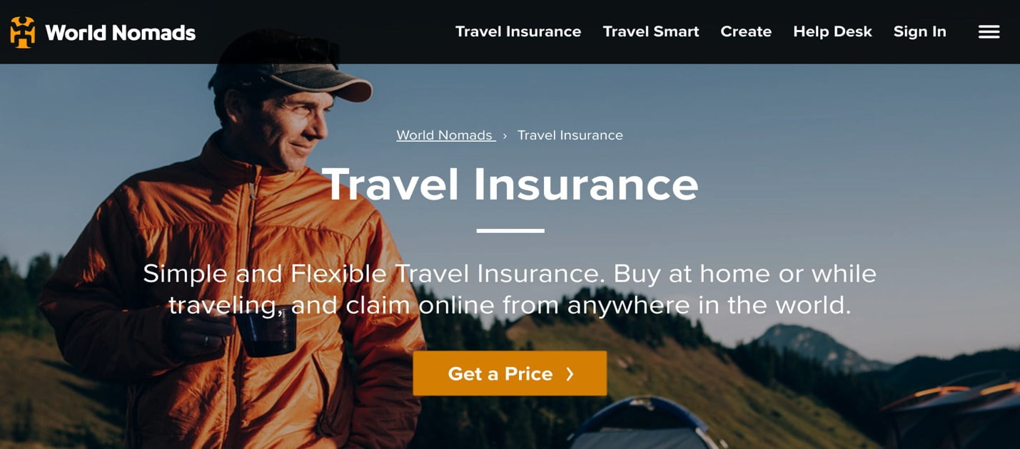 world nomads travelers´ insurance policy