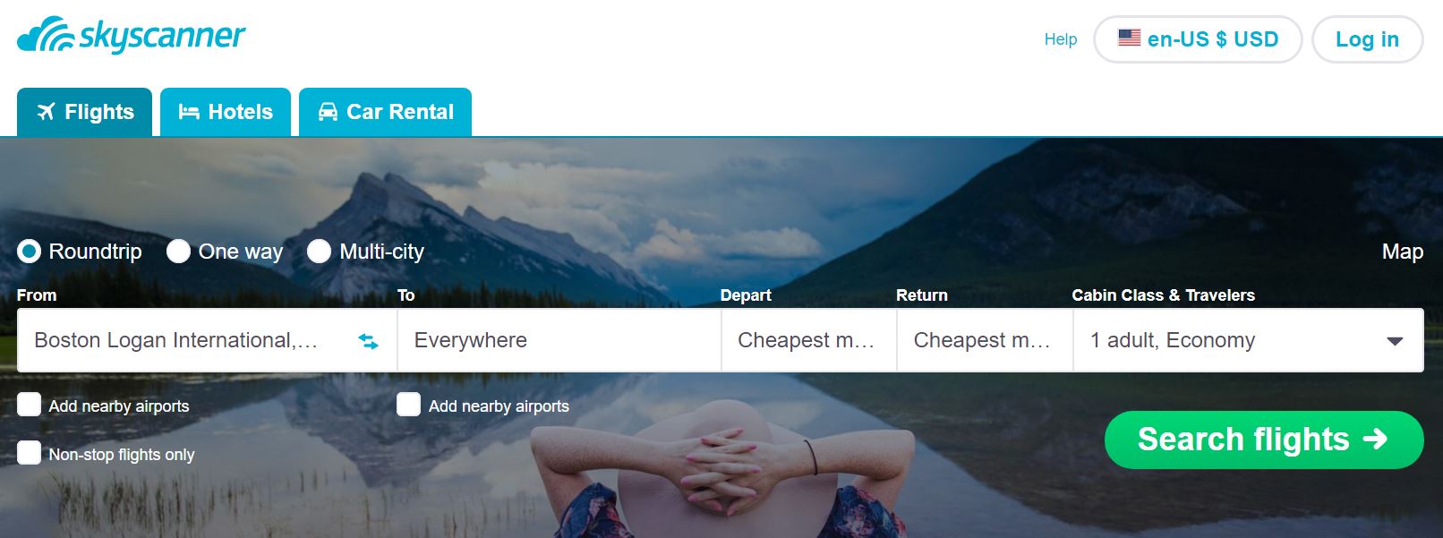 Skyscanner's unique features