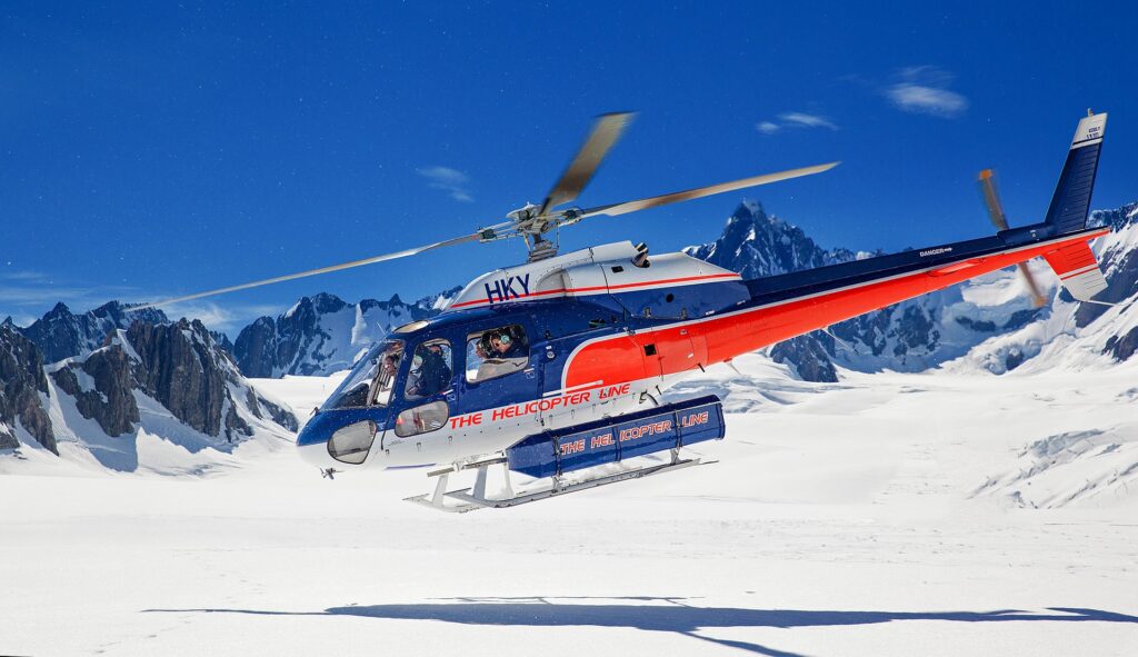 Fox Glacier es uno de los
mejores lugares en el mundo para paracaidismo
